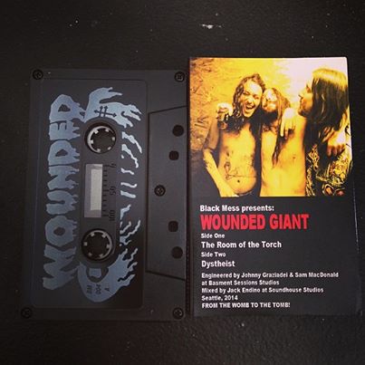WOUNDED GIANT - Limited Edition Cassingle cover 