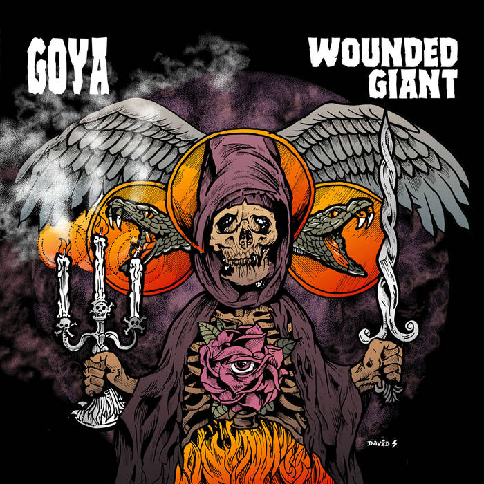 WOUNDED GIANT - Wounded Giant Split LP (with Goya) cover 