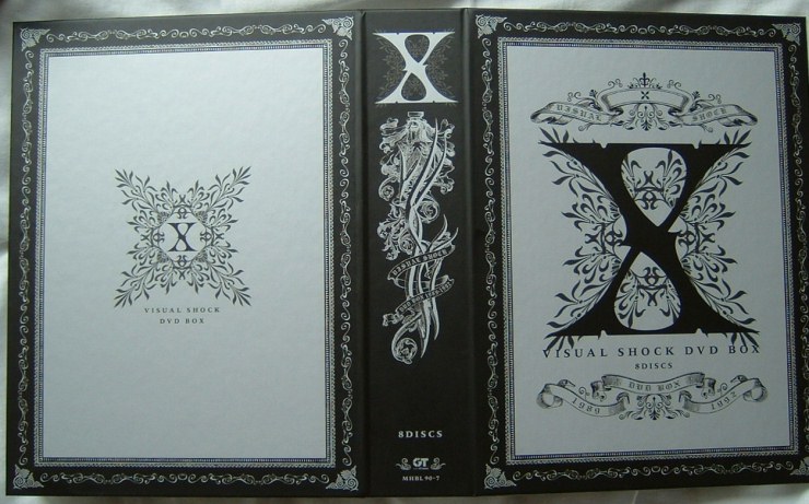 X JAPAN - X Visual Shock DVD Box 1989-1992 cover 