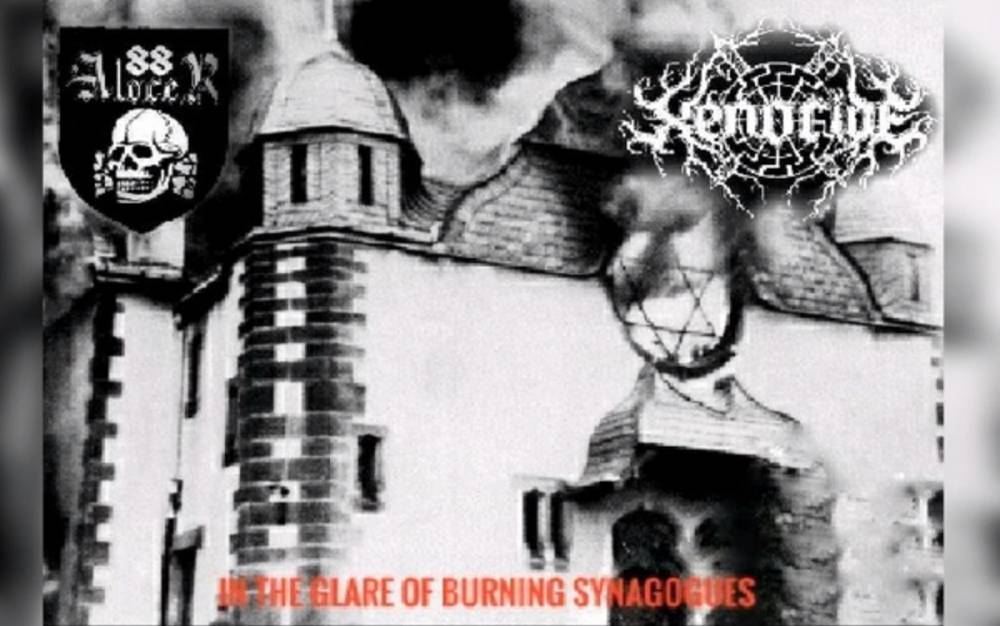 XENOCIDE - In the Glare Of Burning Synagogues (with Alocer 88) cover 