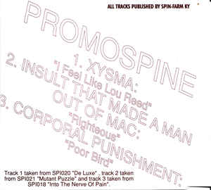 XYSMA - Promospine 95 cover 