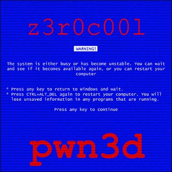 Z3R0C00L - pwn3d cover 