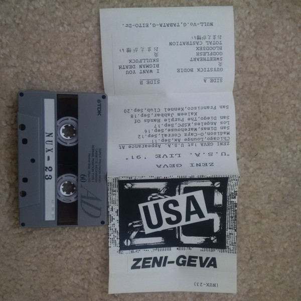 ZENI GEVA - U.S.A. Live '91 cover 